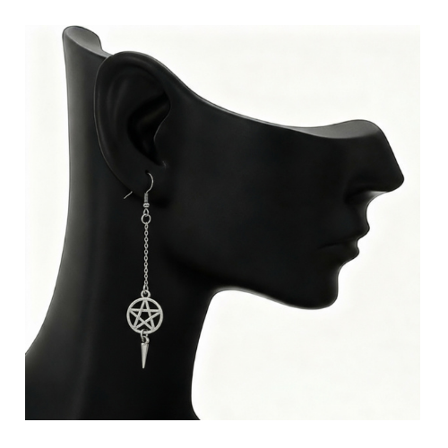 Pentagon earrings