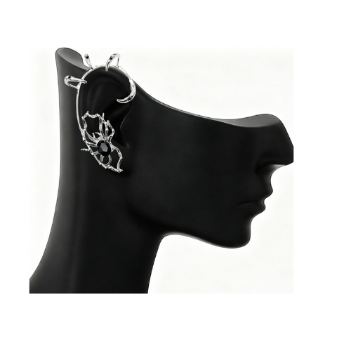 Studded Spider Ear Cuff