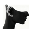 Thorn ear cuff in silver
