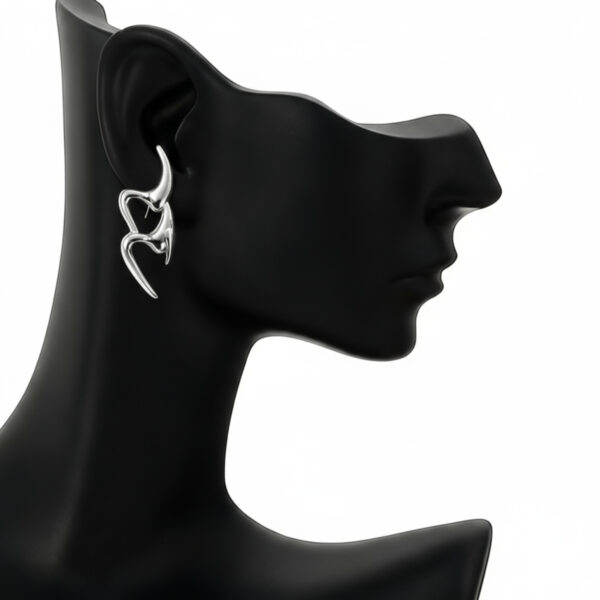 Anomaly Earrings in Silver