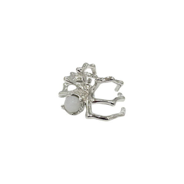 Arachne Ring SILVER + BLACK