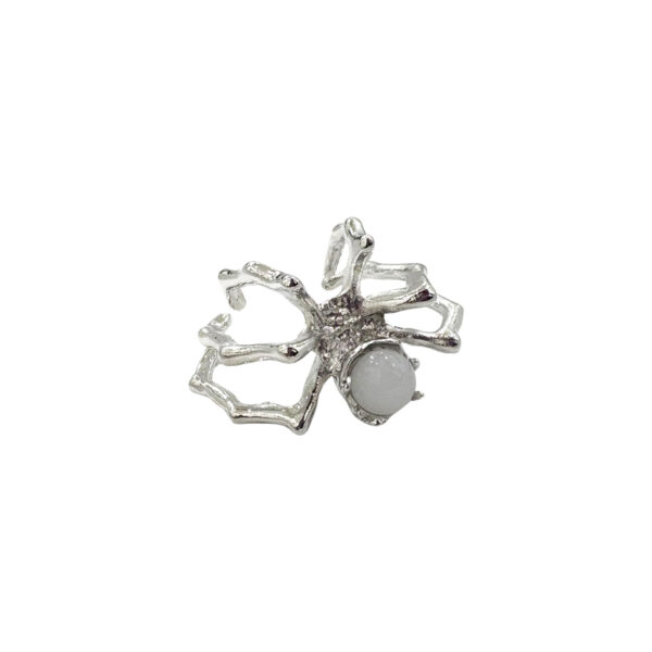 Arachne ring in silver