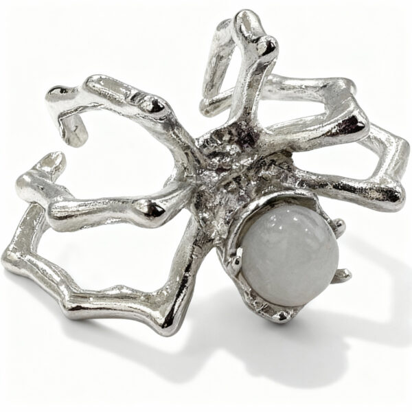 Arachne ring in silver