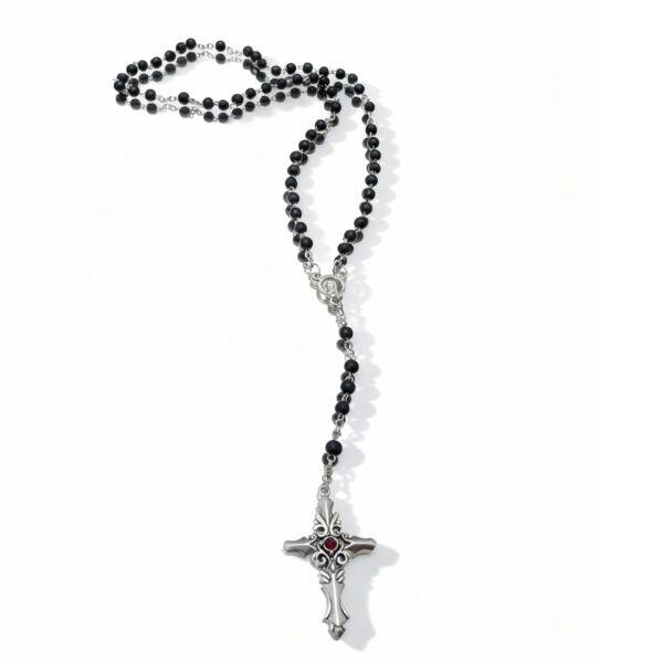 Beaded cross chain