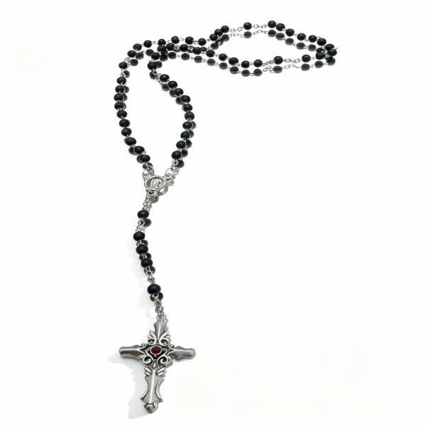 Beaded cross chain