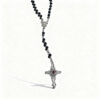 Beaded cross chain