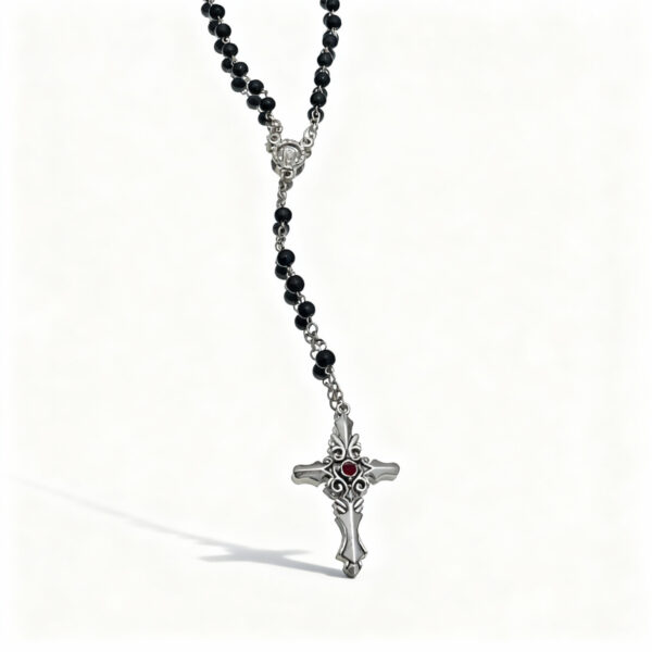 Beaded cross chain