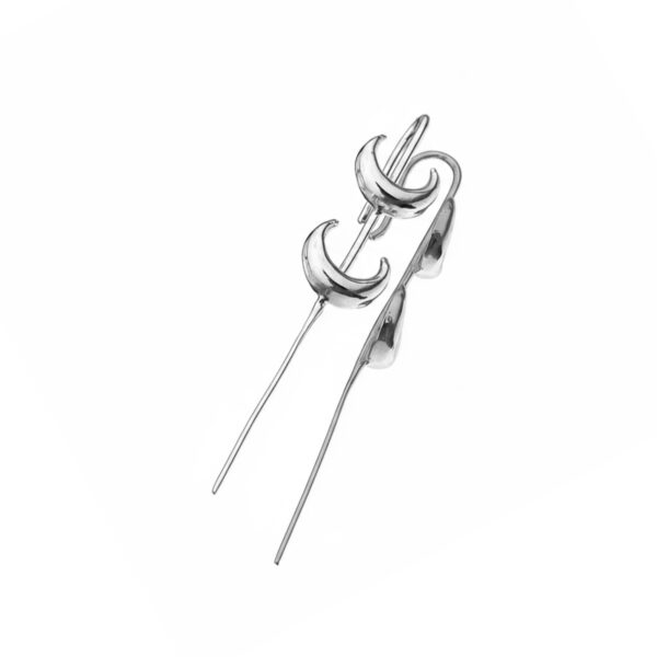 Crescent ear cuff