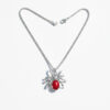 Crimson Arachne neck chain
