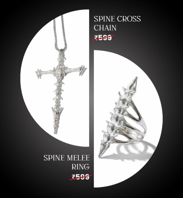 Spine cross chain + Spine Melee Ring