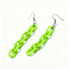 Neon drop earrings