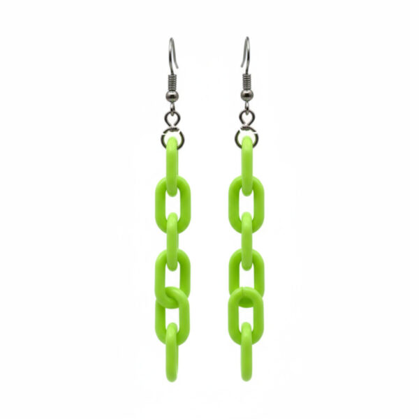 Neon drop earrings