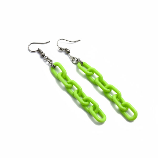 Neon drop earrings
