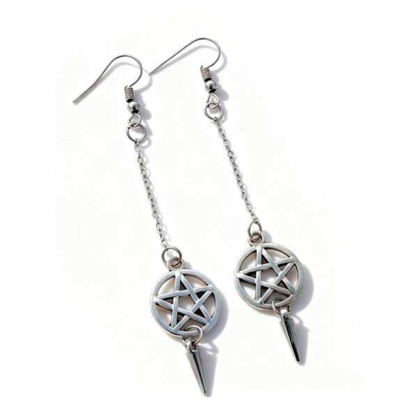 Pentagon earrings