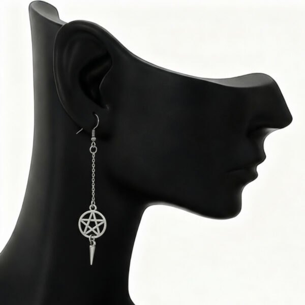 Pentagon earrings