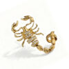 Scorpion Finger Ring in Gold