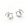 Silver ear cuffs