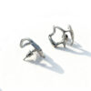 Silver ear cuffs