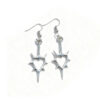 Spiked heart earring