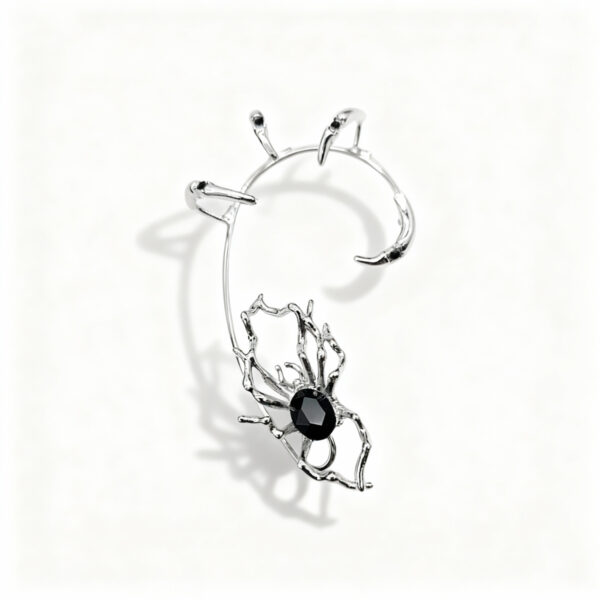 Studded Spider Ear Cuff