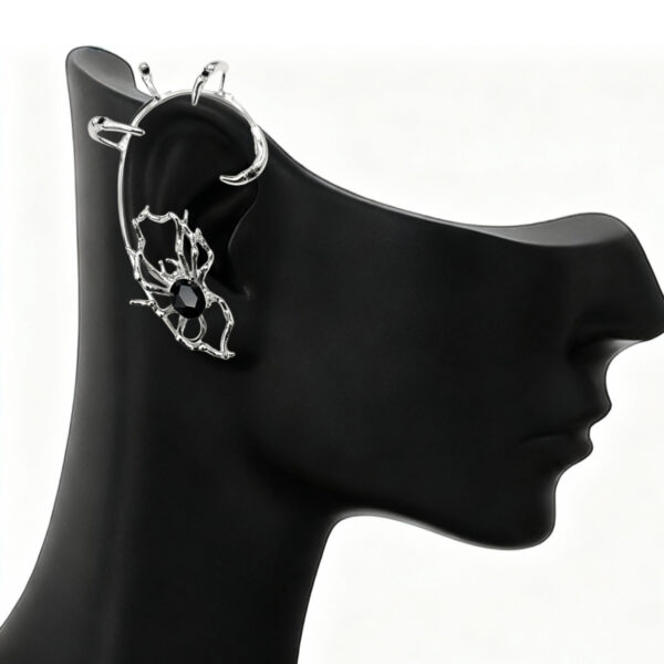 Studded Spider Ear Cuff