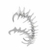 Thorn ear cuff in silver