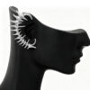 Thorn ear cuff in silver