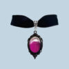 Velvet choker RED + PURPLE