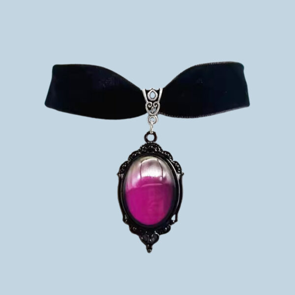Velvet choker RED + PURPLE