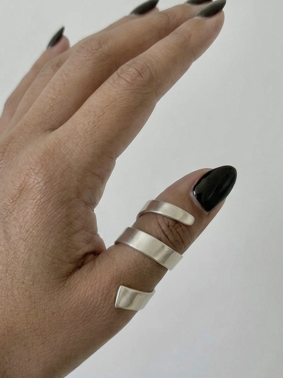 spiral thumb ring